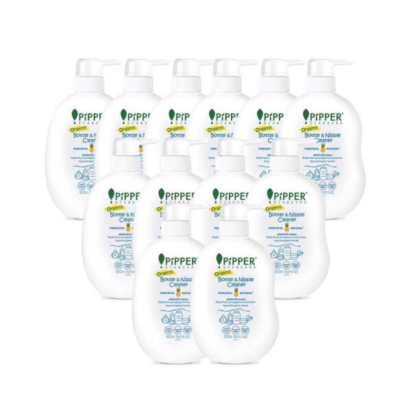 ผลิตภัณฑ์ล้างขวดนมและจุกนม กลิ่นเจนเทิลเฟรช 500 มล. x 12 ขวด