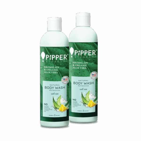 ผลิตภัณฑ์ดูแลผิวกาย เนเชอรัล บอดี้ วอช กลิ่นรีเฟรชชิ่ง 255 มล. X2